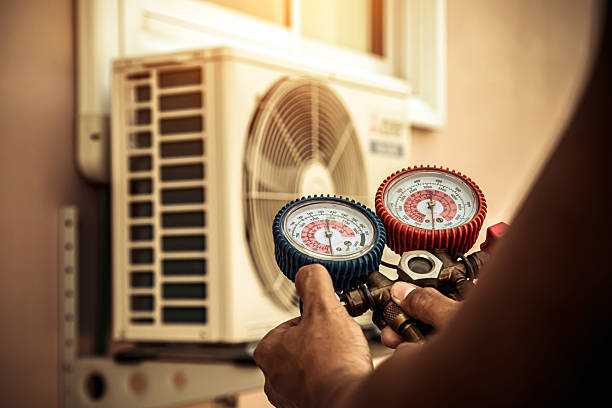 Professional Ductwork Repair technician working in Ranchita, CA